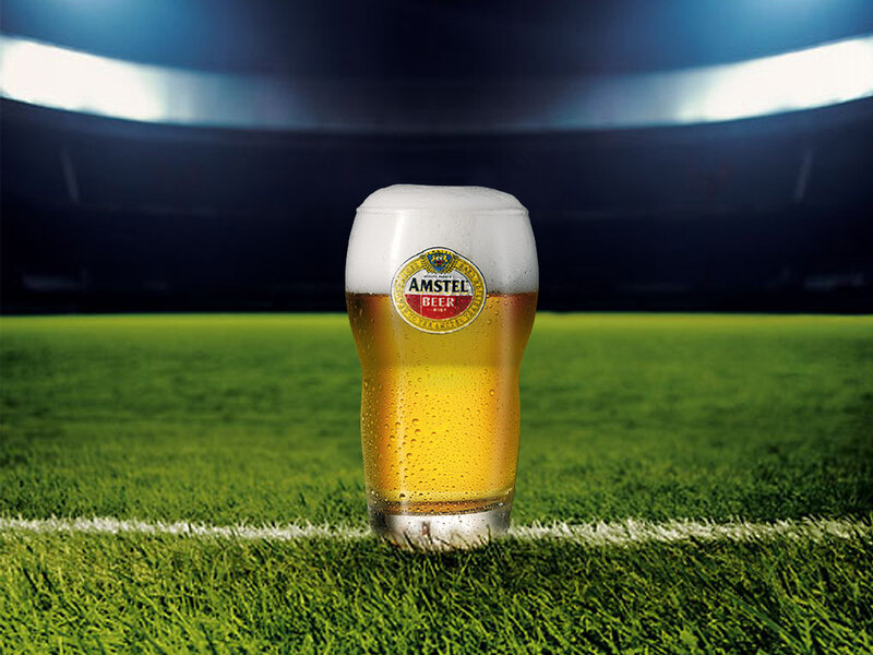 Amstel Beer Glass