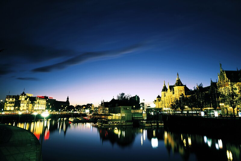 Amsterdam at dusk
