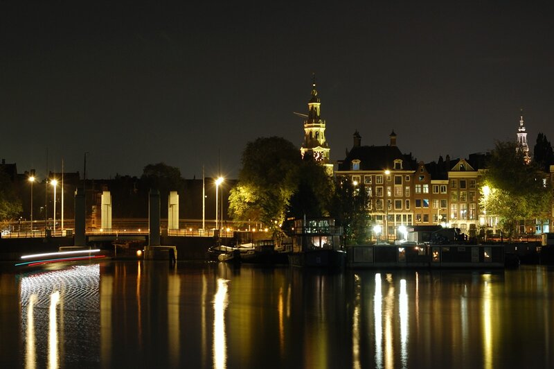 Amsterdam at night