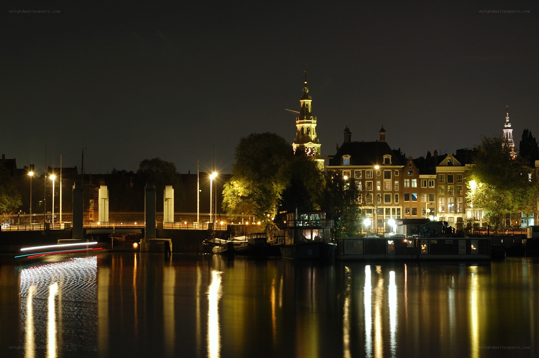 Amsterdam at night