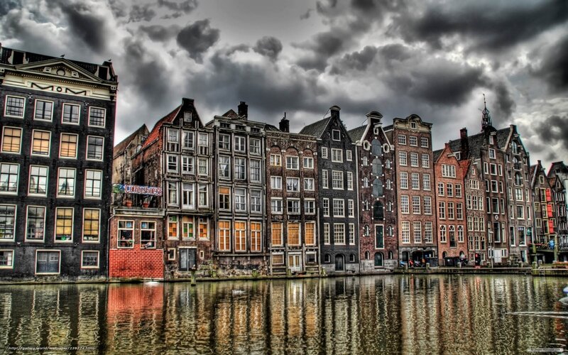 Amsterdam canal houses