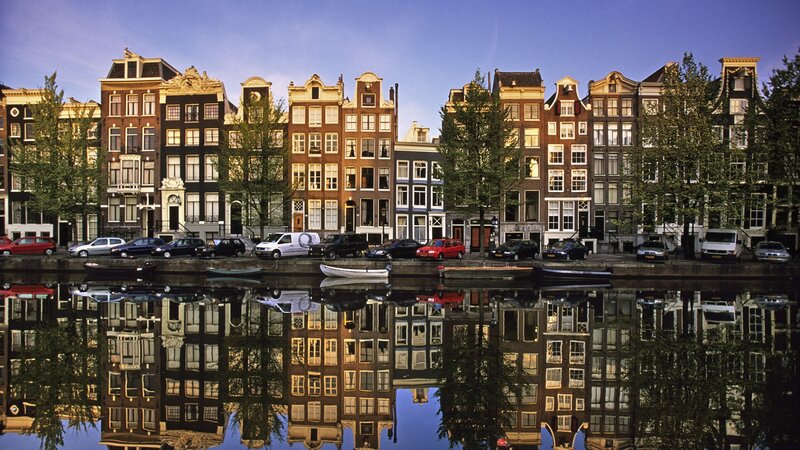 Amsterdam canal houses