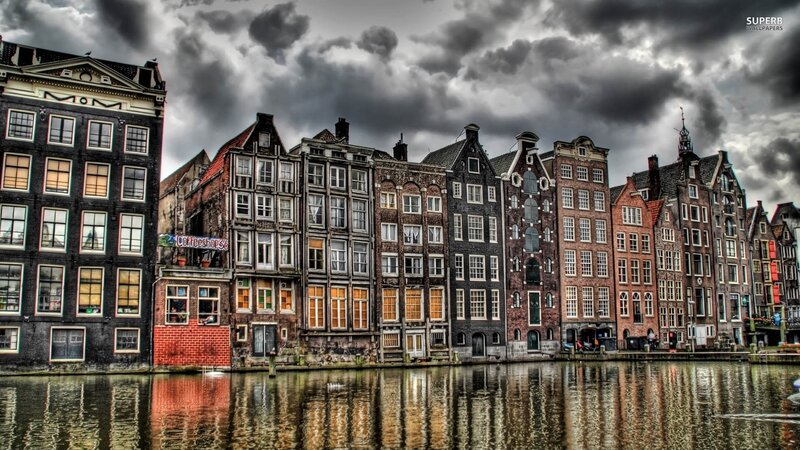 Amsterdam canal houses