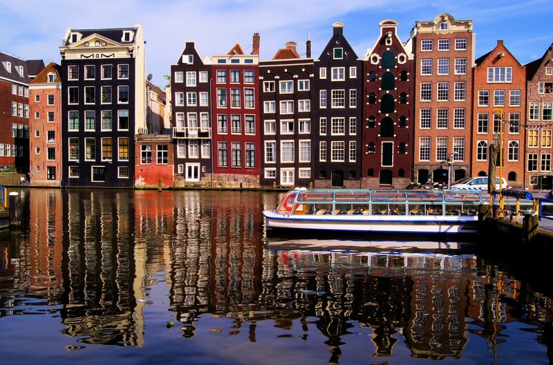 Amsterdam canal houses