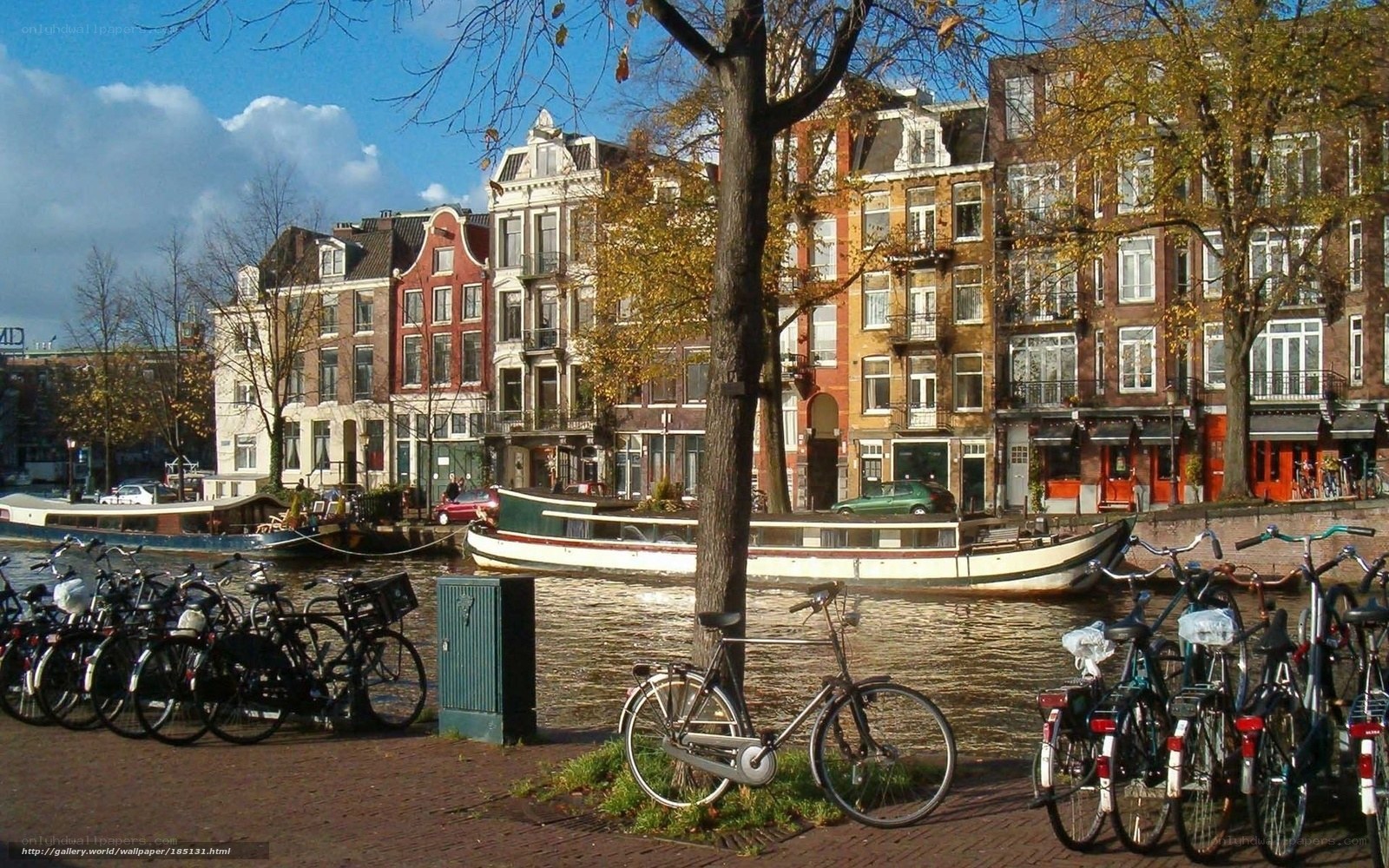 Amsterdam canal scene