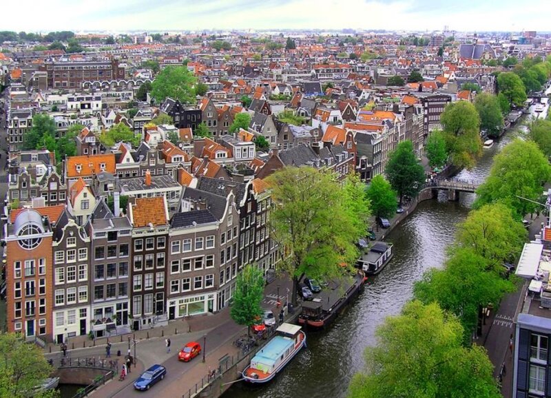 Amsterdam canal view