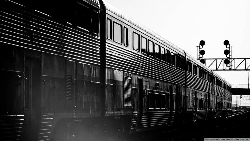 Amtrak California Train — Black