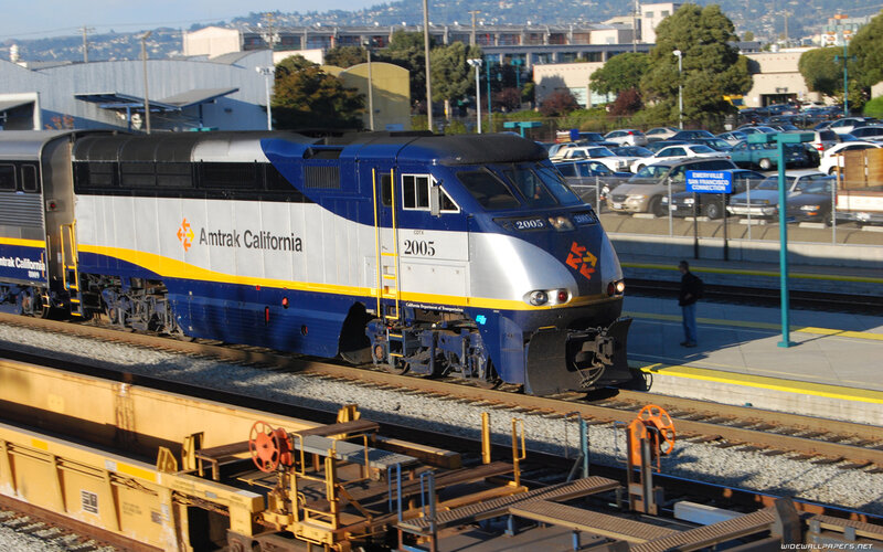 Amtrak California Train — Blue