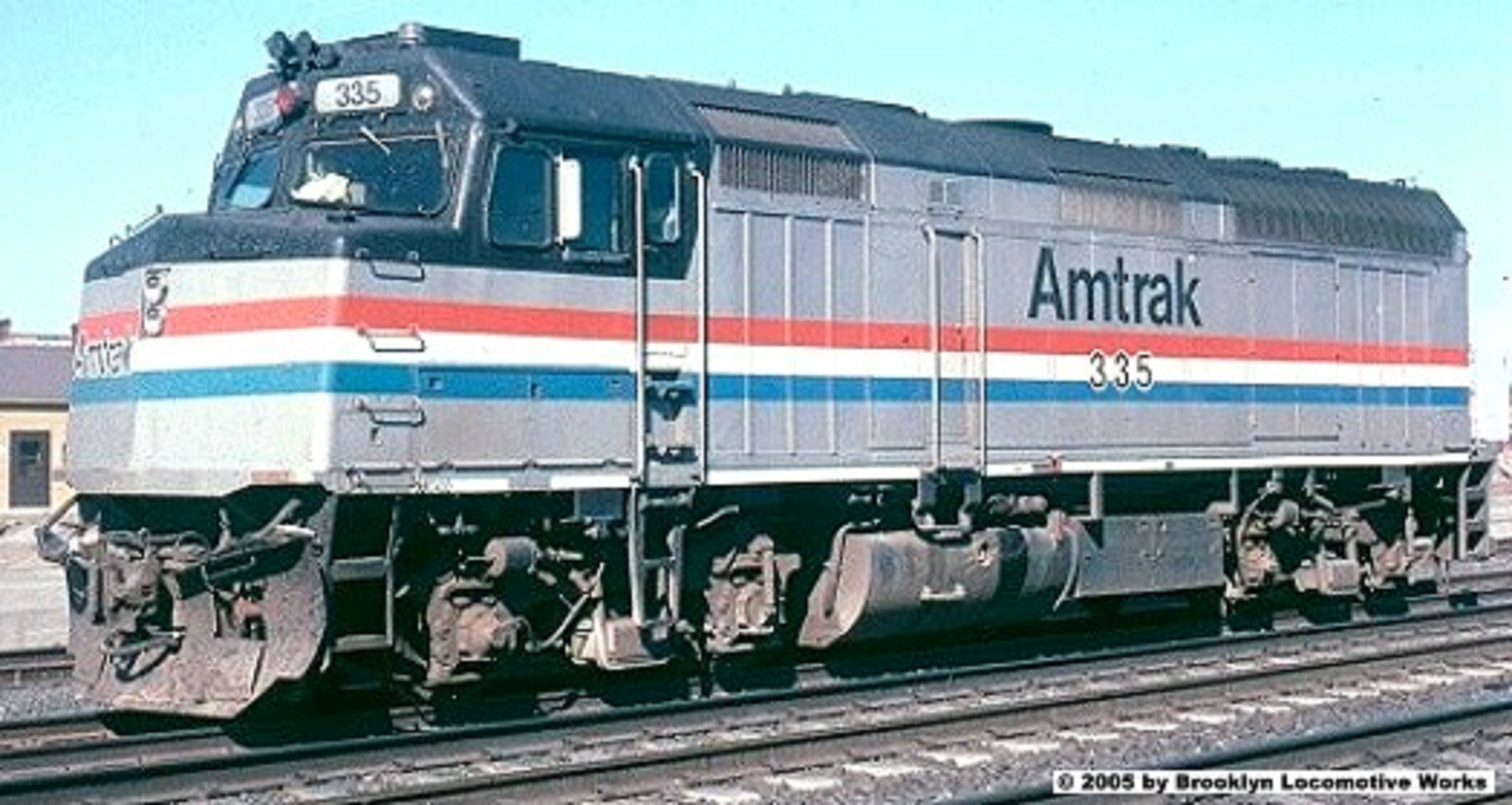Amtrak locomotive 335