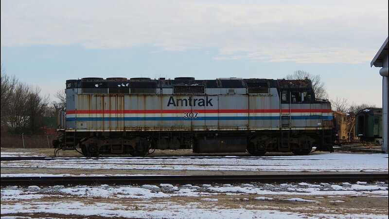 Amtrak Locomotive — Gray