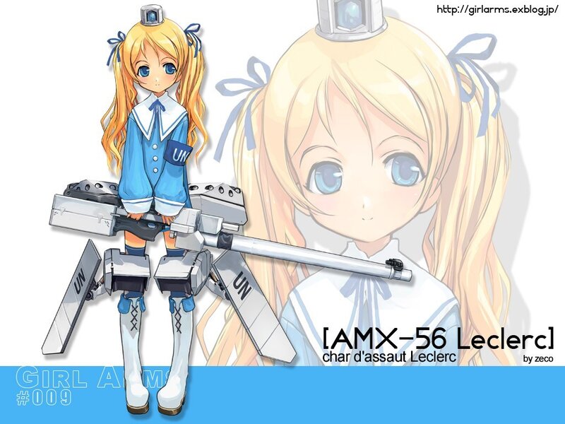 AMX-56 Leclerc girl character
