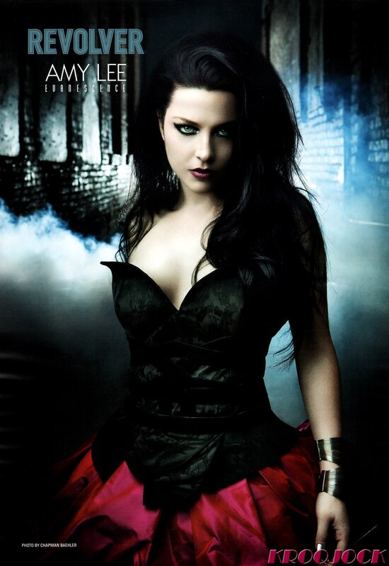 Amy Lee in a dramatic portrait