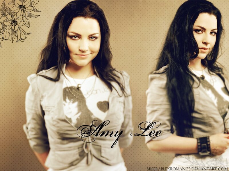 Amy Lee portrait collage