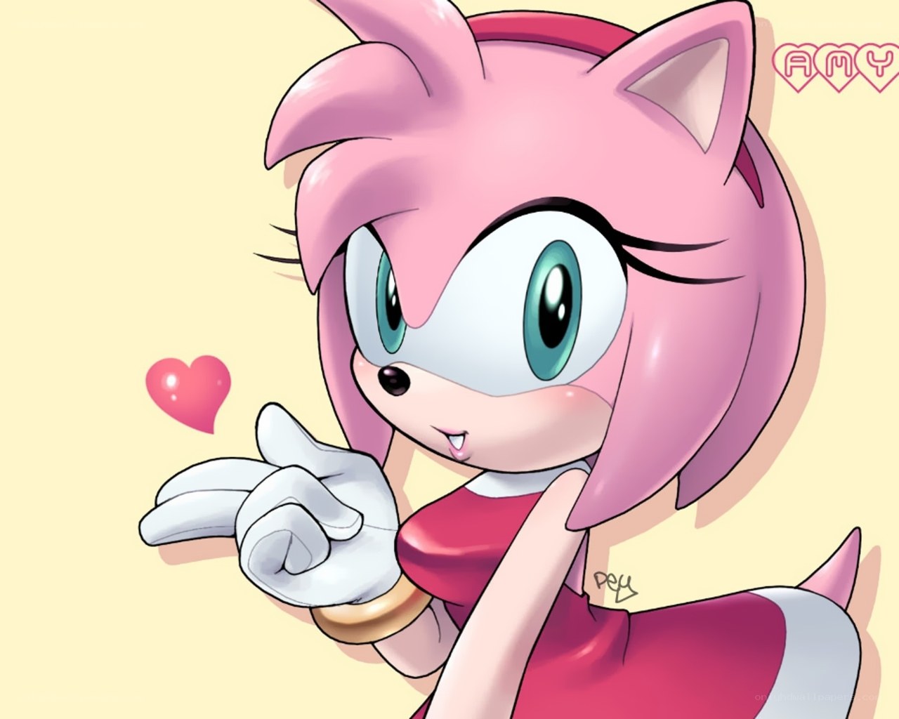 Amy Rose character art