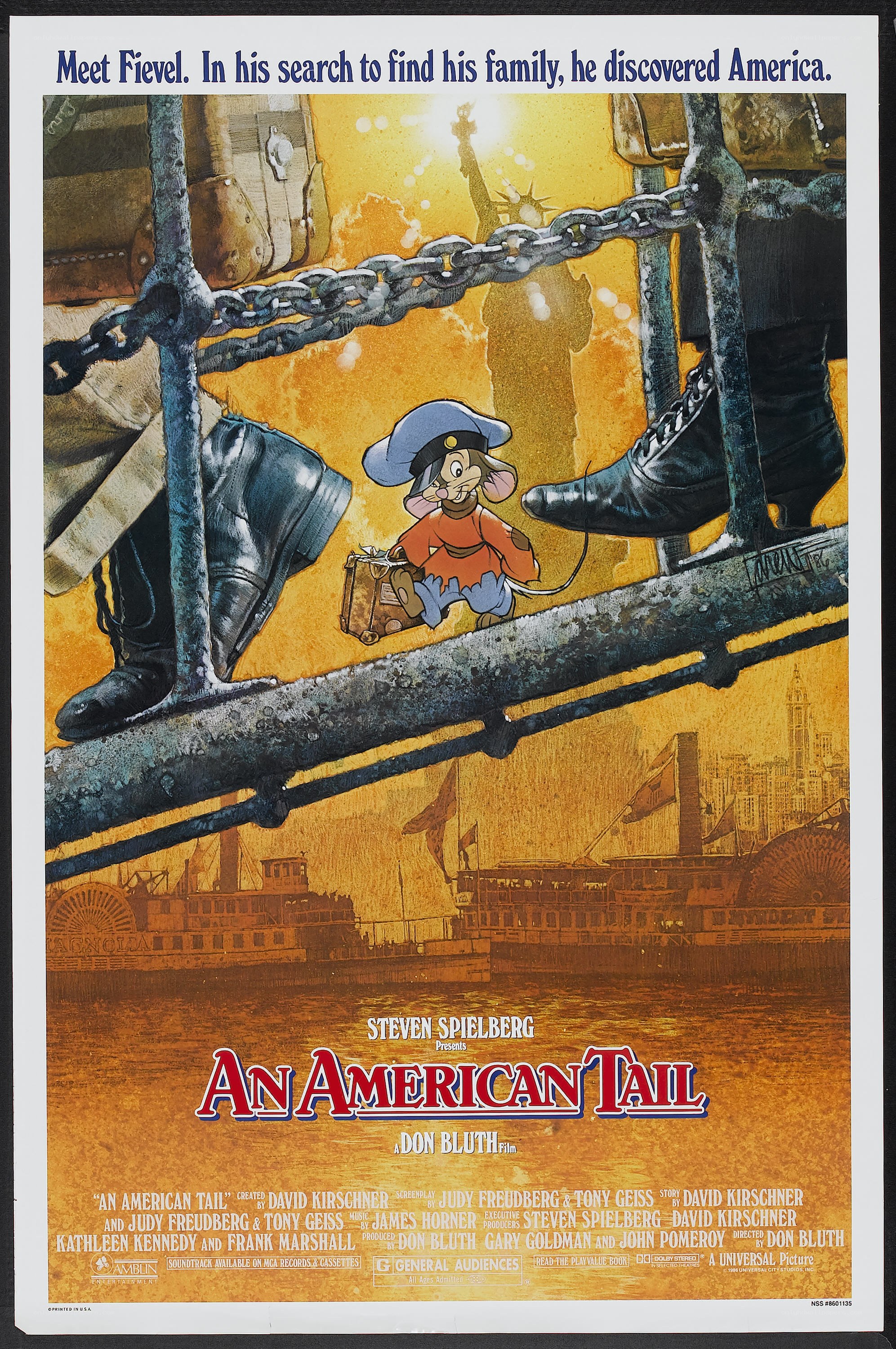 An American Tail movie poster