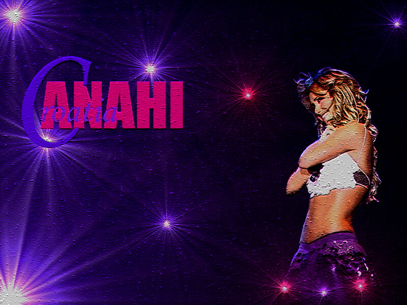 Anaïs in a sparkly scene