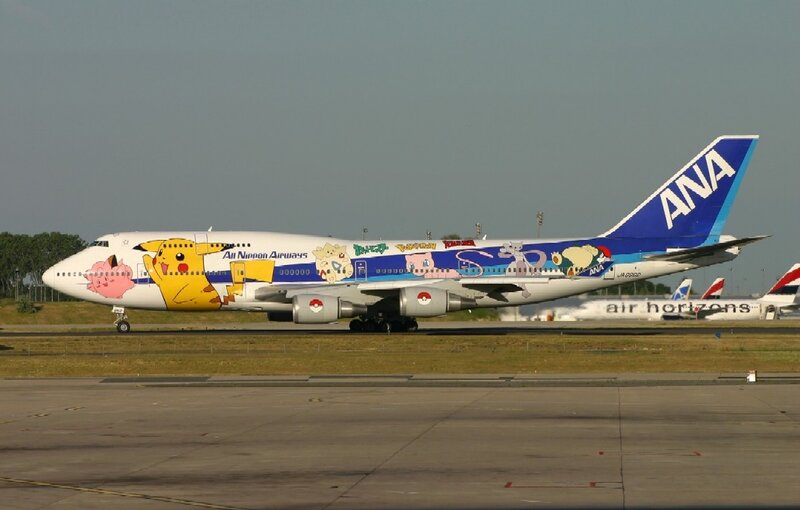 ANA Pokémon-themed airplane