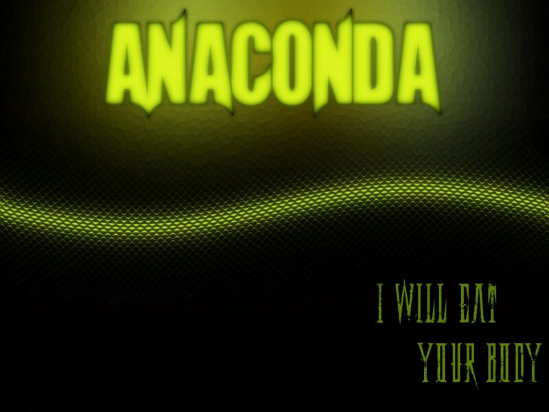 Anaconda Text Graphic