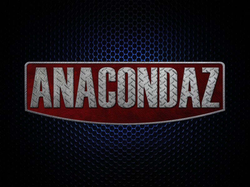 Anacondaz logo on mesh background