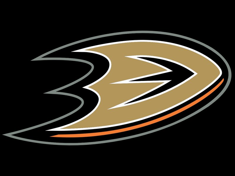 Anaheim Ducks Logo — Black, Bold