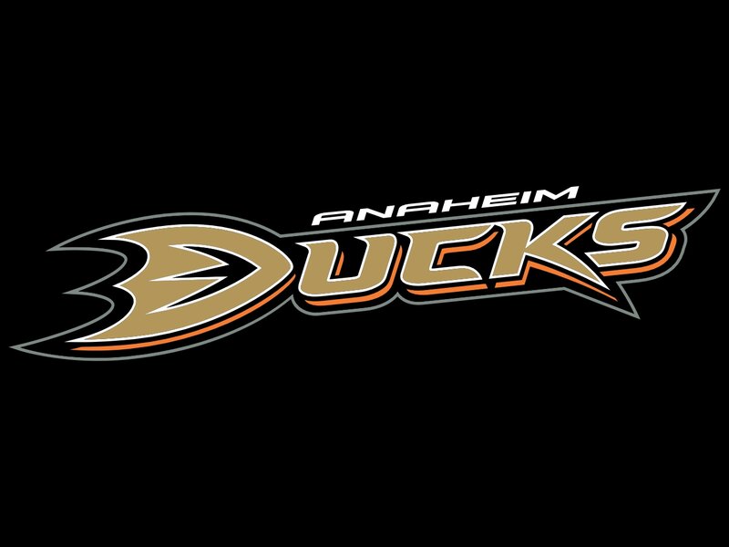 Anaheim Ducks Logo — Black, Bold, Vector Art