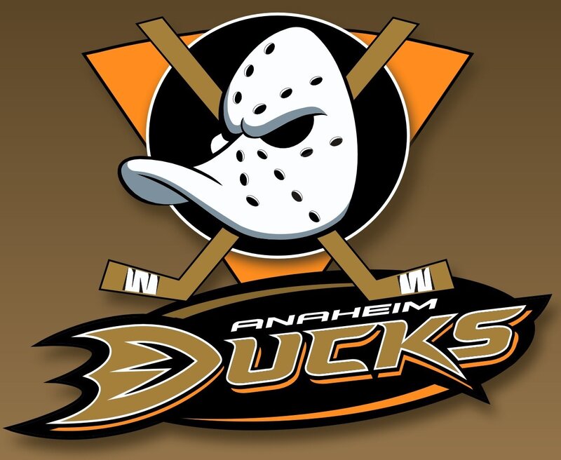 Anaheim Ducks Logo — Black