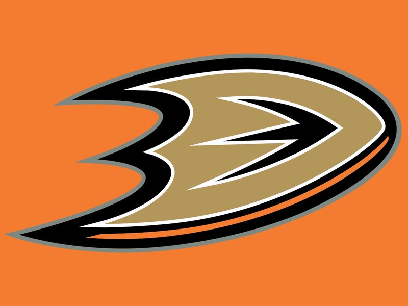 Anaheim Ducks Logo — Orange, Bold