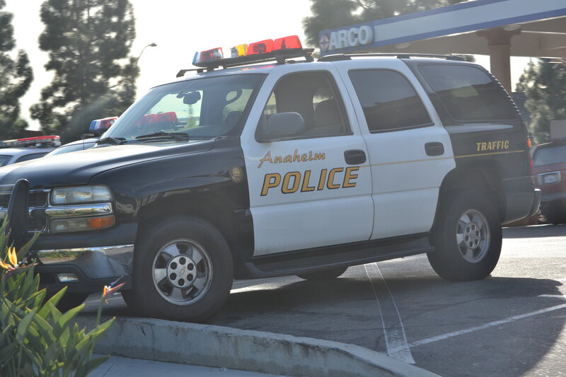 Anaheim Police SUV