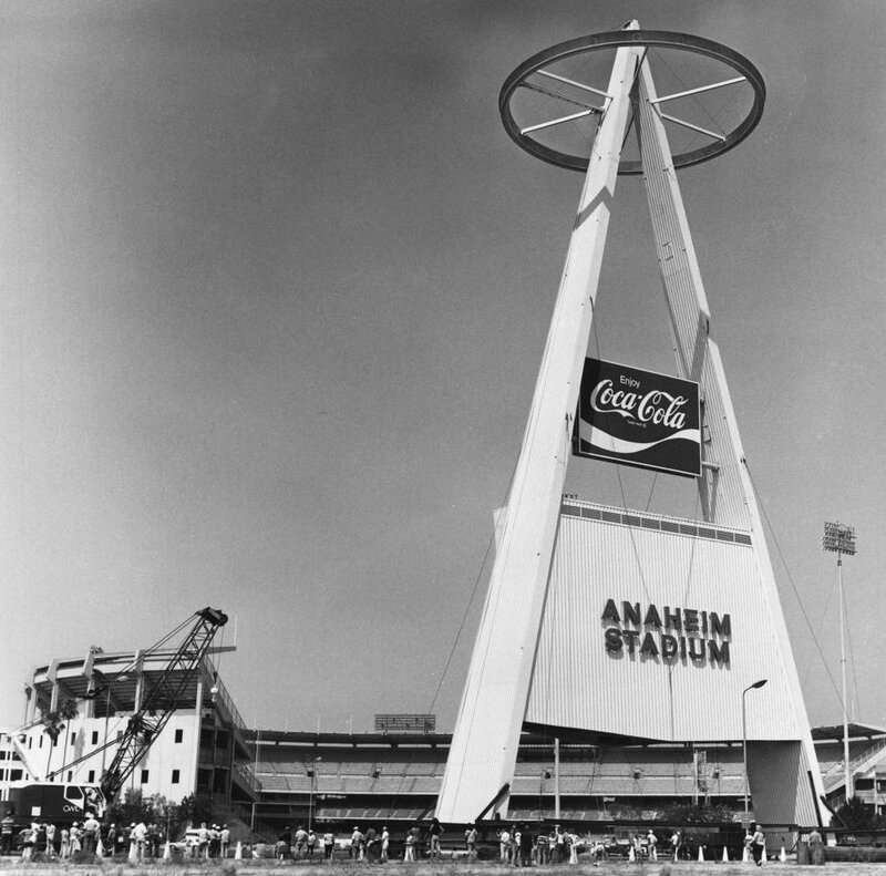 Anaheim Stadium in the 1960s