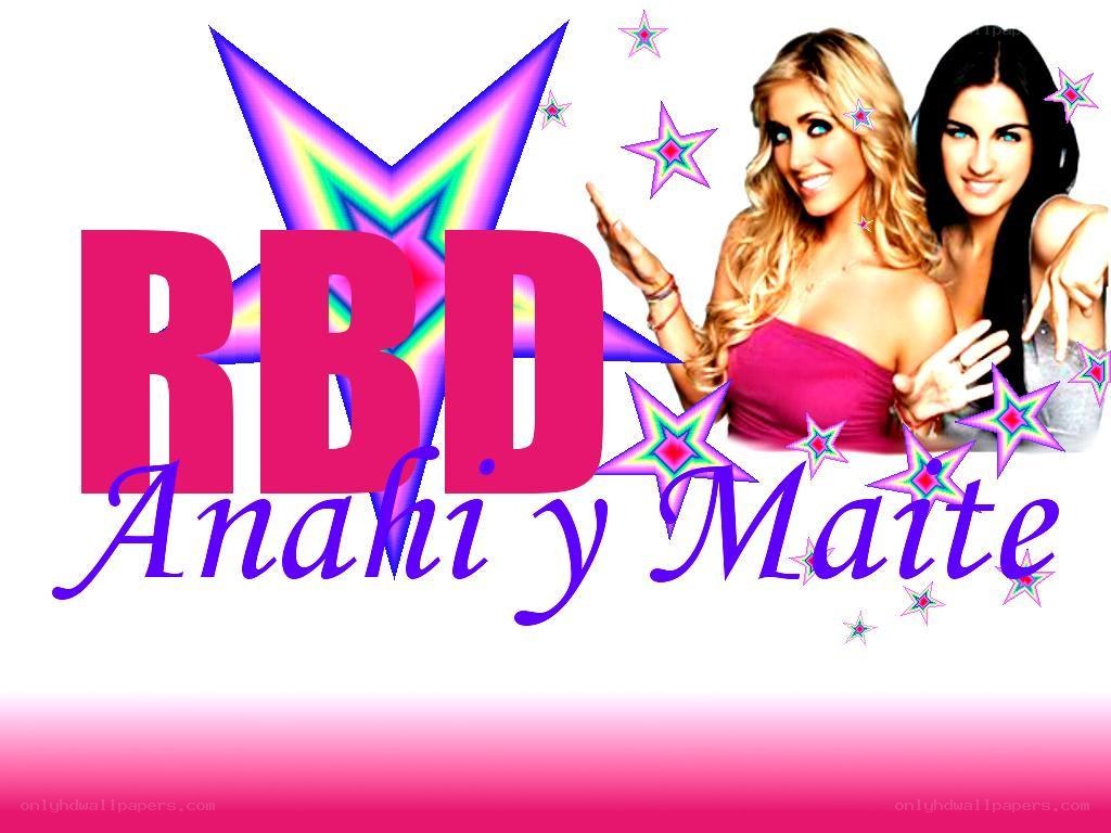 Anahi and Maite RBD