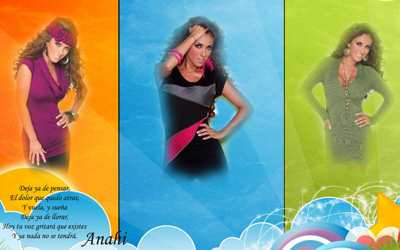 Anahi promotional collage