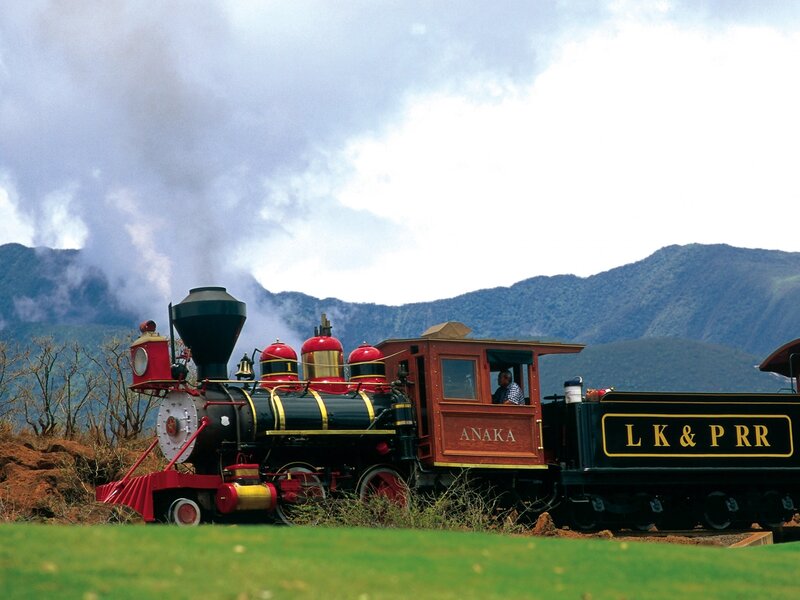 Anaka steam train in Hawaii