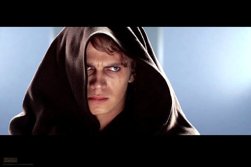 Anakin Skywalker in hood