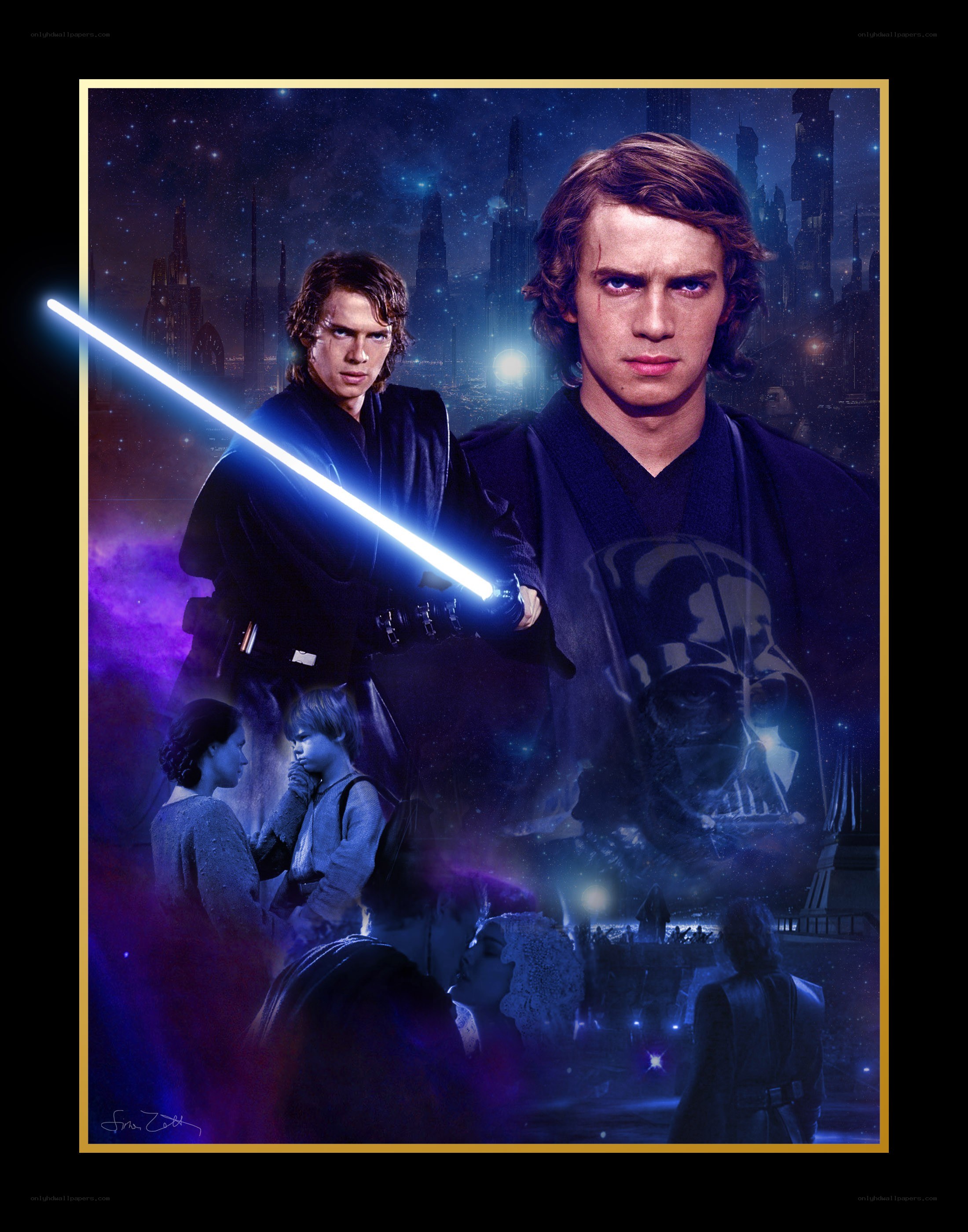 Anakin Skywalker poster art