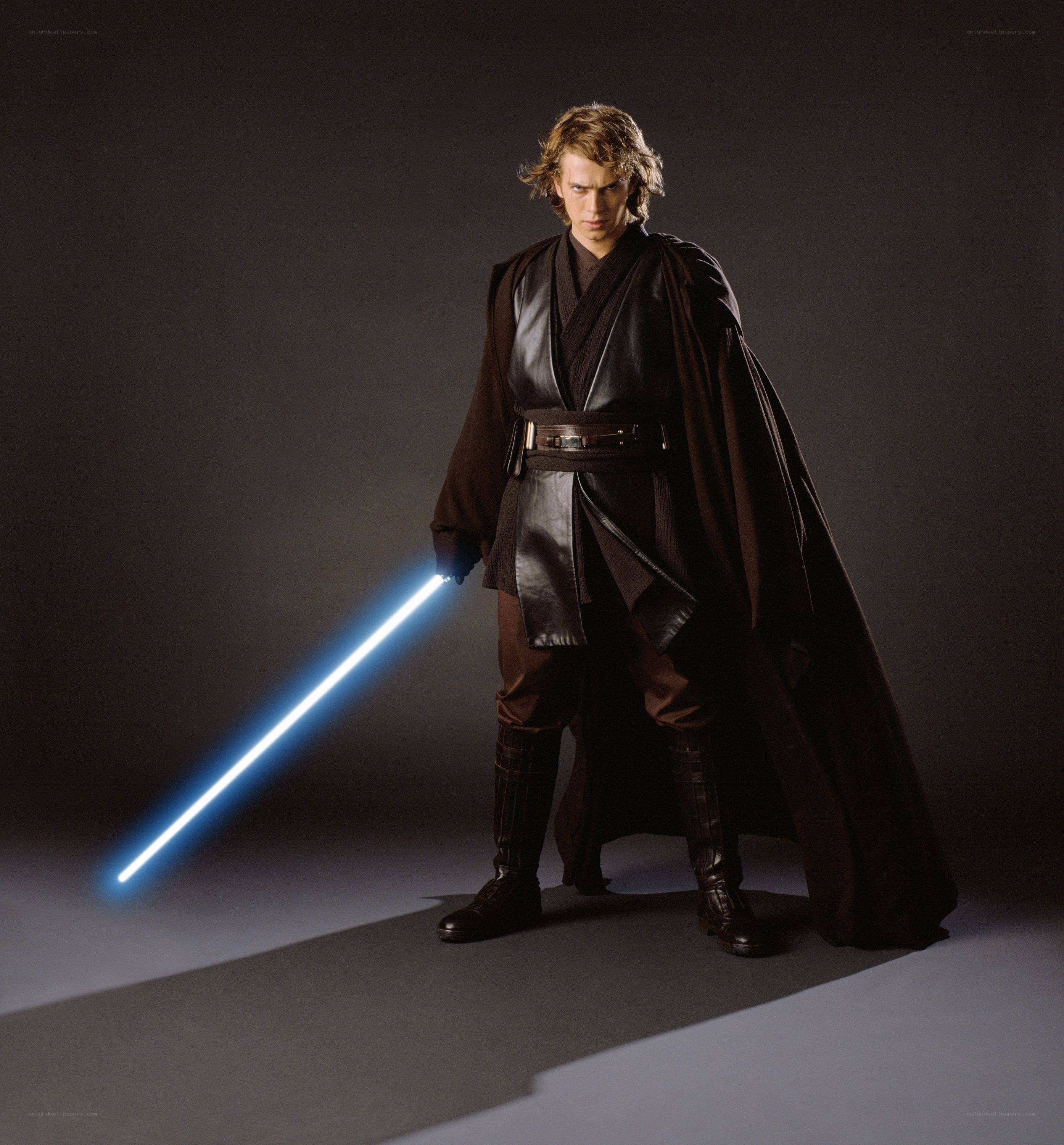 Anakin Skywalker with lightsaber
