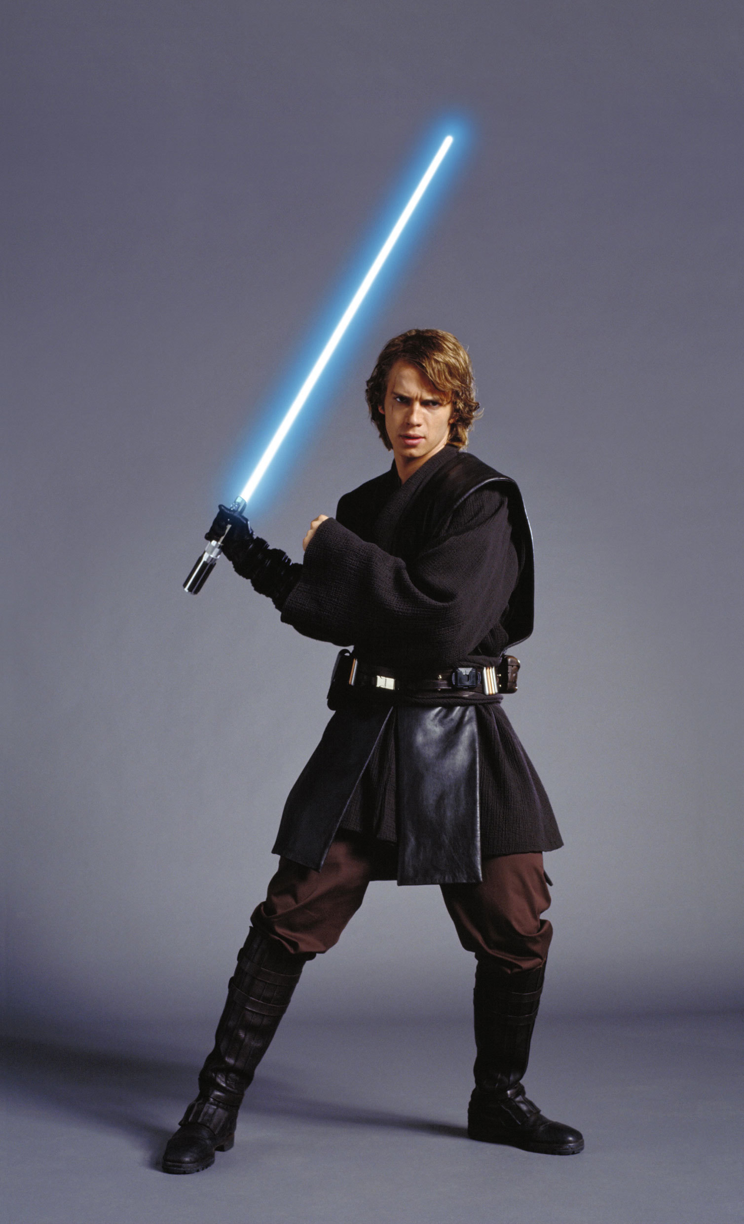 Anakin Skywalker with lightsaber