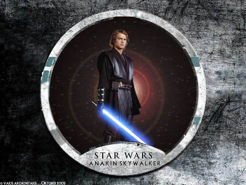 Anakin Skywalker with Lightsaber — Black