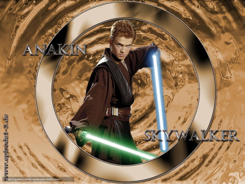 Anakin Skywalker with lightsabers