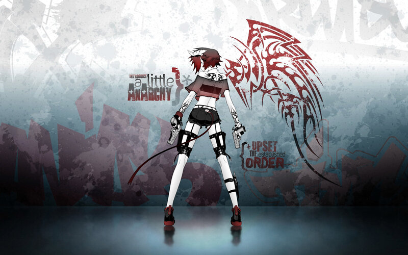 anarchic character with wings