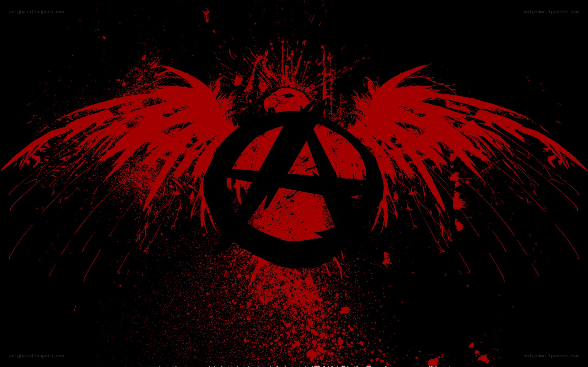 Anarchist eagle symbol