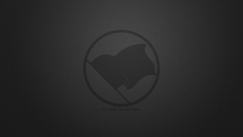 Anarchist Symbol — Black, Neutral