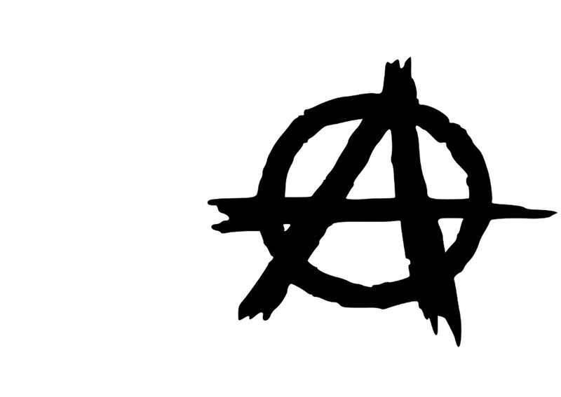 Anarchist Symbol — Black