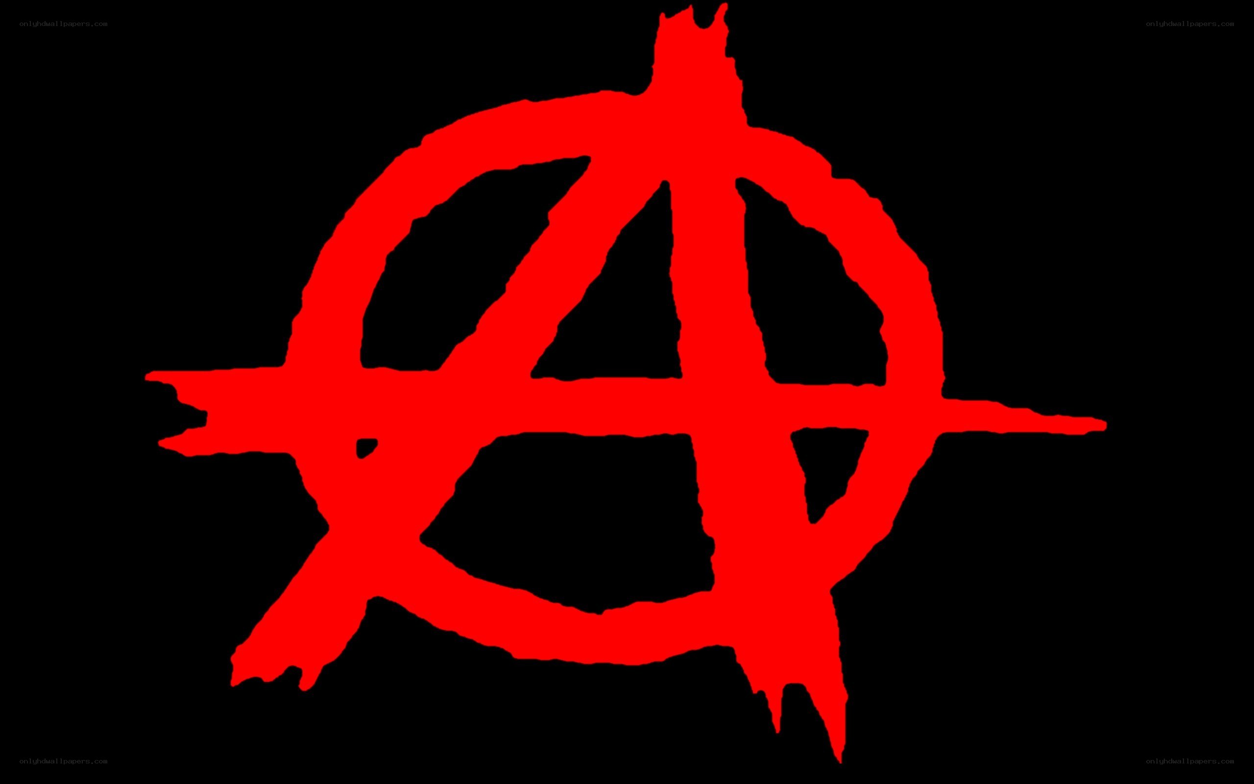Anarchist symbol logo