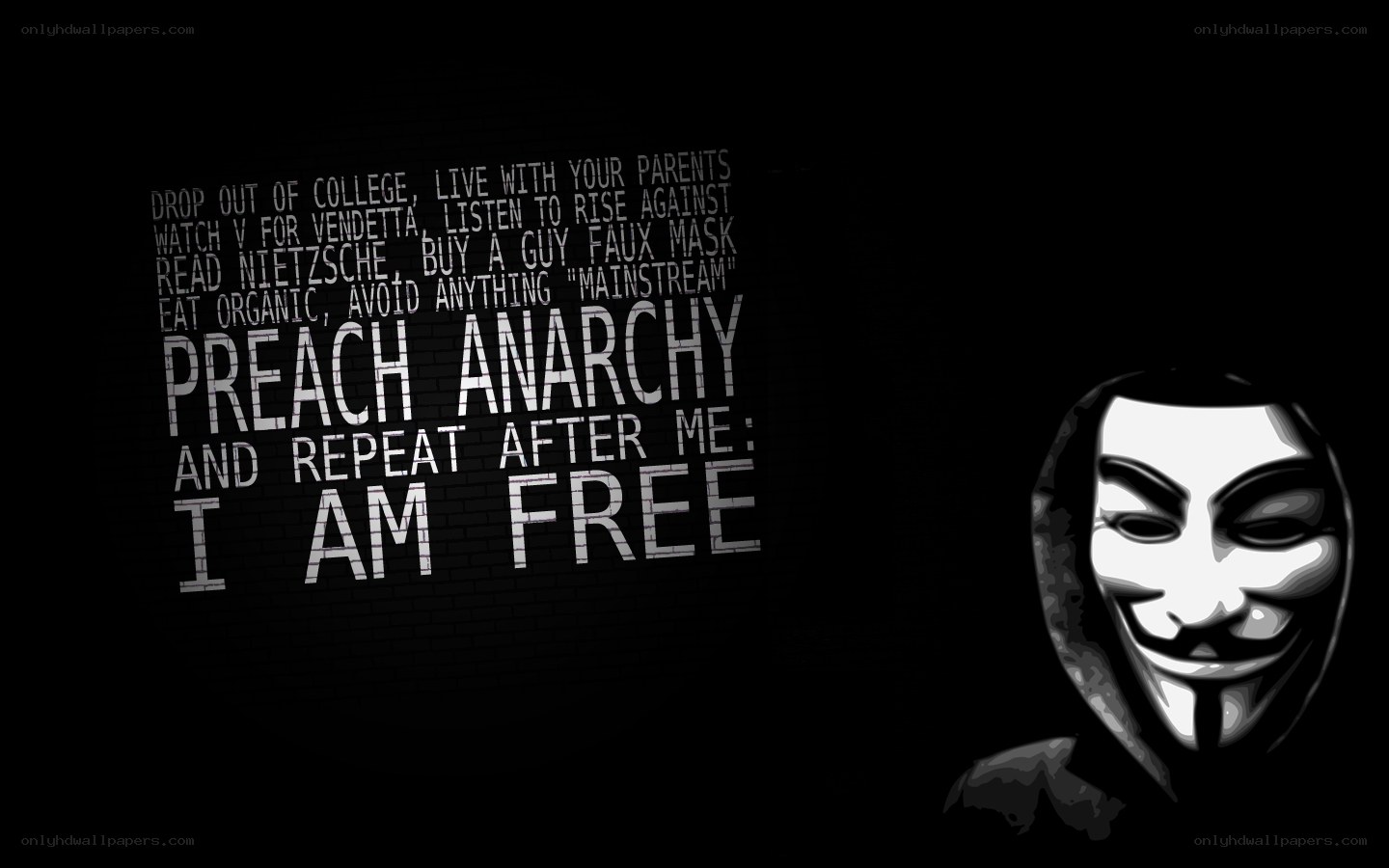 Anarchy and freedom quote