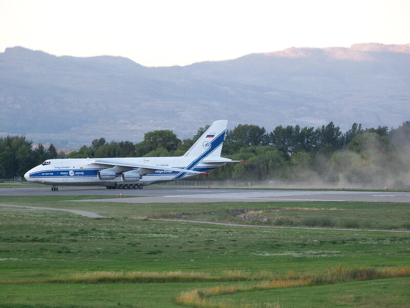 Anatoly Antonov on a runway