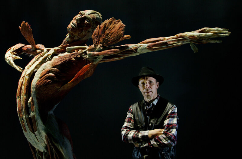 Anatomical art exhibit