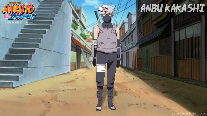 Anbu Kakashi in Street