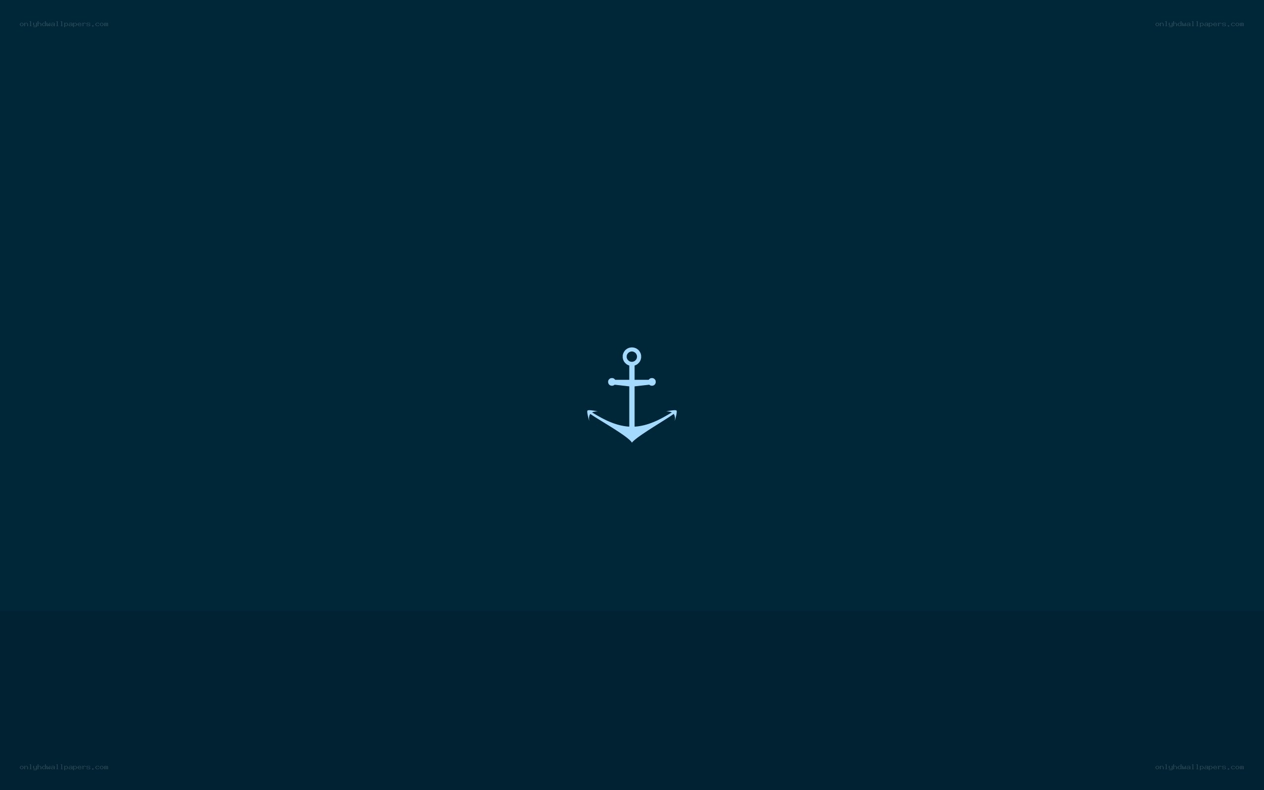 anchor icon on dark background
