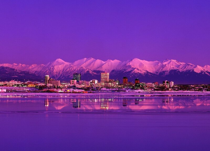 Anchorage City Skyline