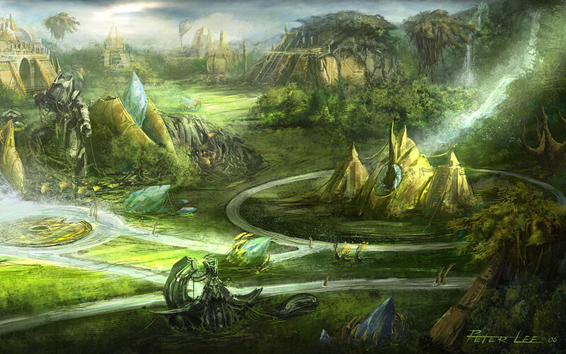 ancient alien landscape